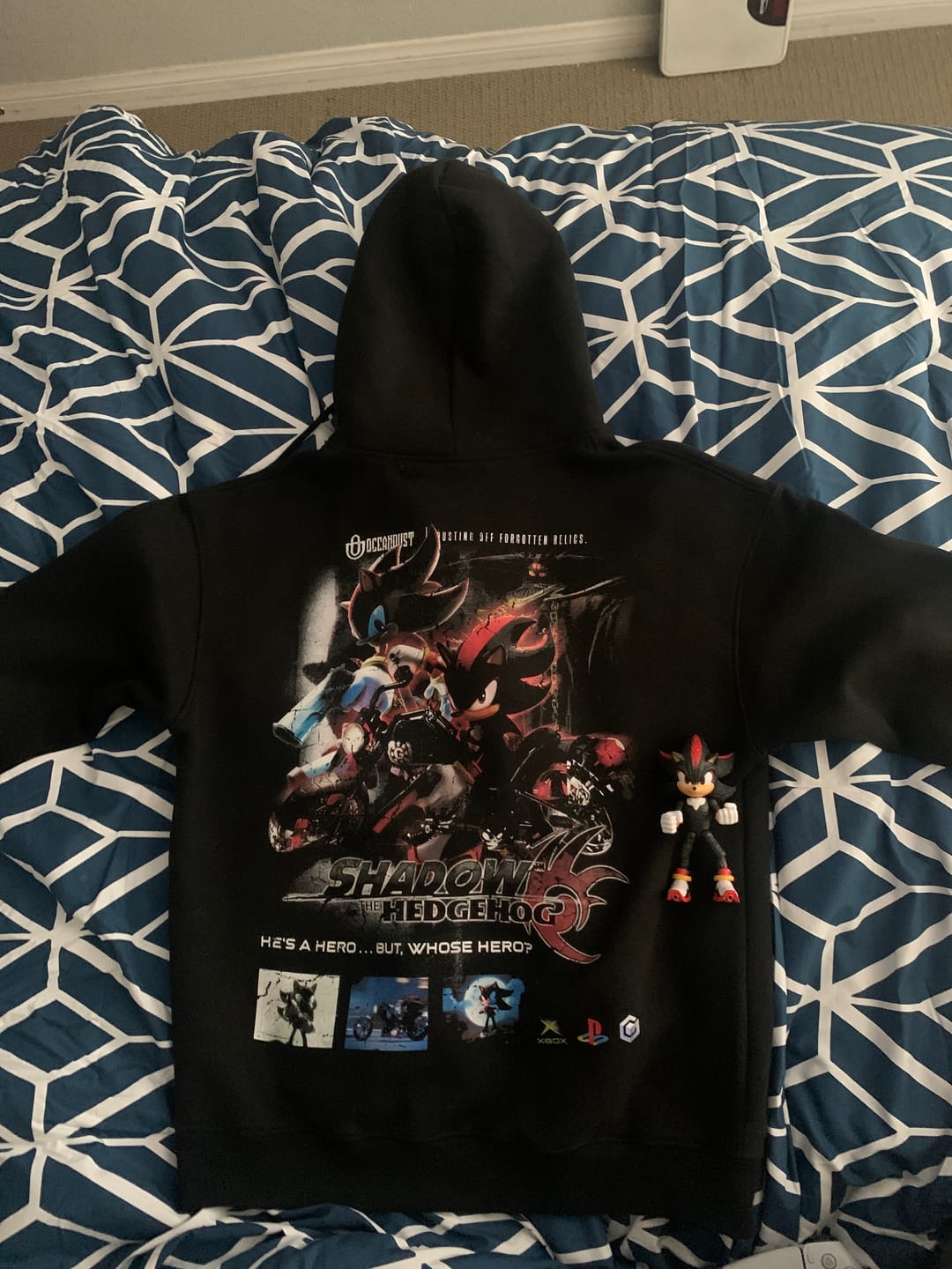 Customer photo review of Video Games 'Shadow The Hedgehog' Relax Hoodie
