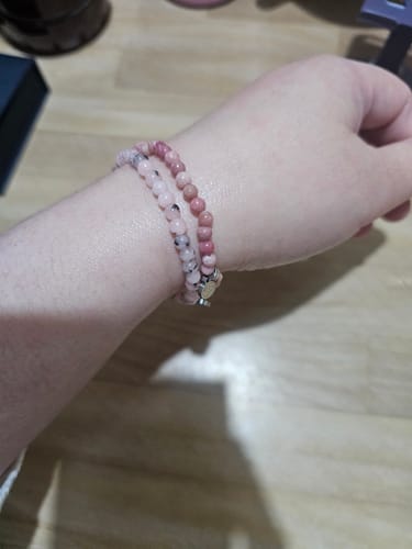 Customer photo review of Peridot Bracelet Mini