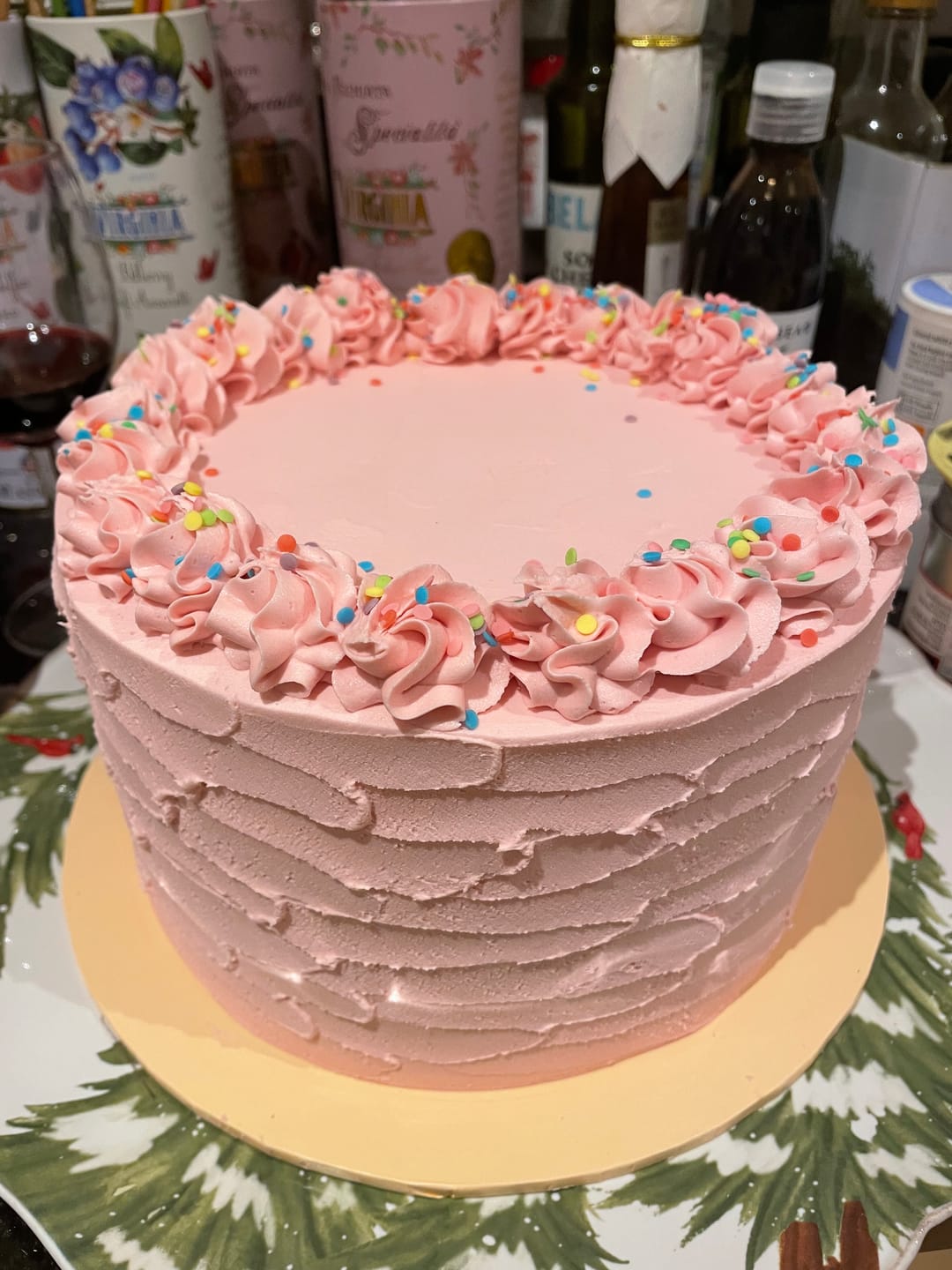 Customer photo review of Vegan Vanilla Cake