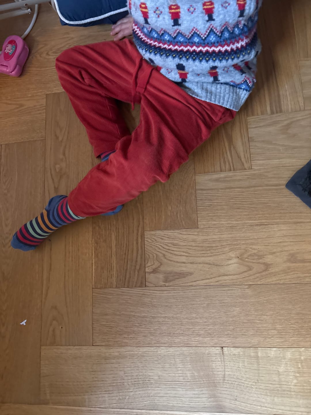 Customer photo review of Vintage Green Comfy Trousers
