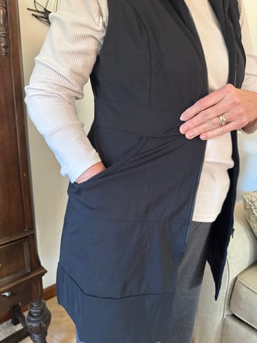 Customer photo review of Carefree Extra Long Vest