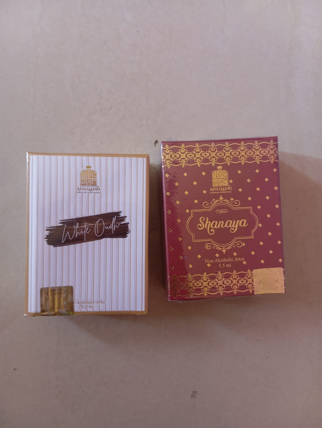 Customer photo review of 2 Pcs Attar Set Shanaya And White Oudh 5.5 Ml Each