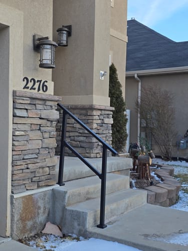 Customer photo review of Stair Handrail Kit