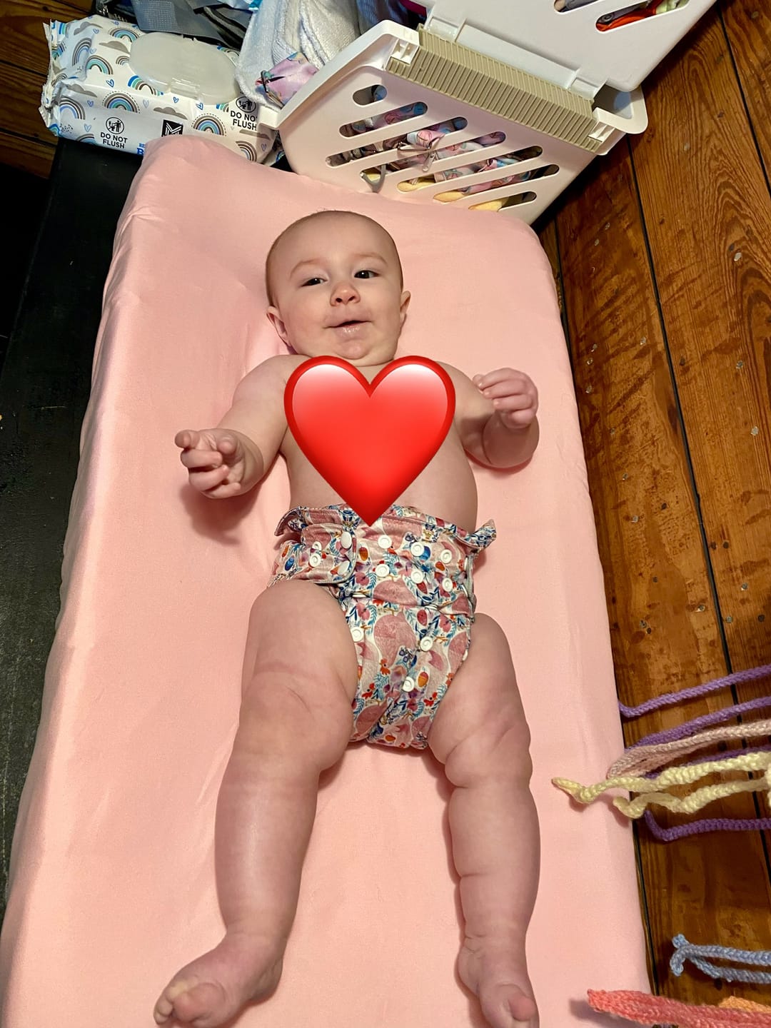Customer photo review of Slim Fit Pocket Cloth Diaper