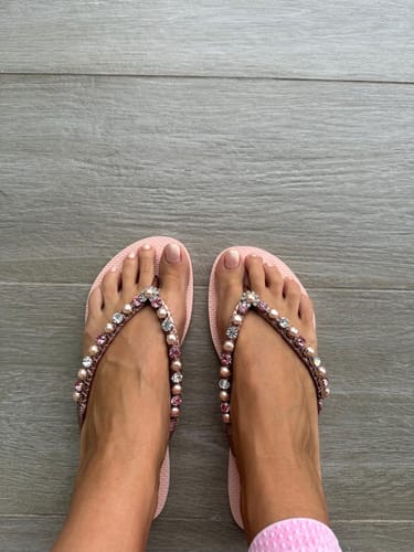 Customer photo review of Bora Bora Flip Flops