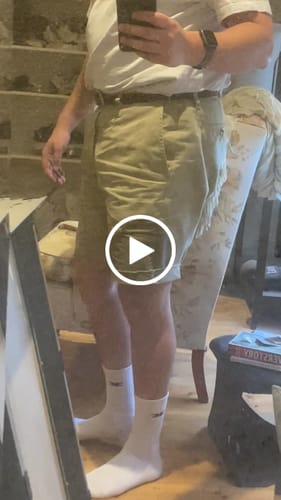 Customer video review of Tellason Cut-Off Shorts Cotton Ripstop Khaki