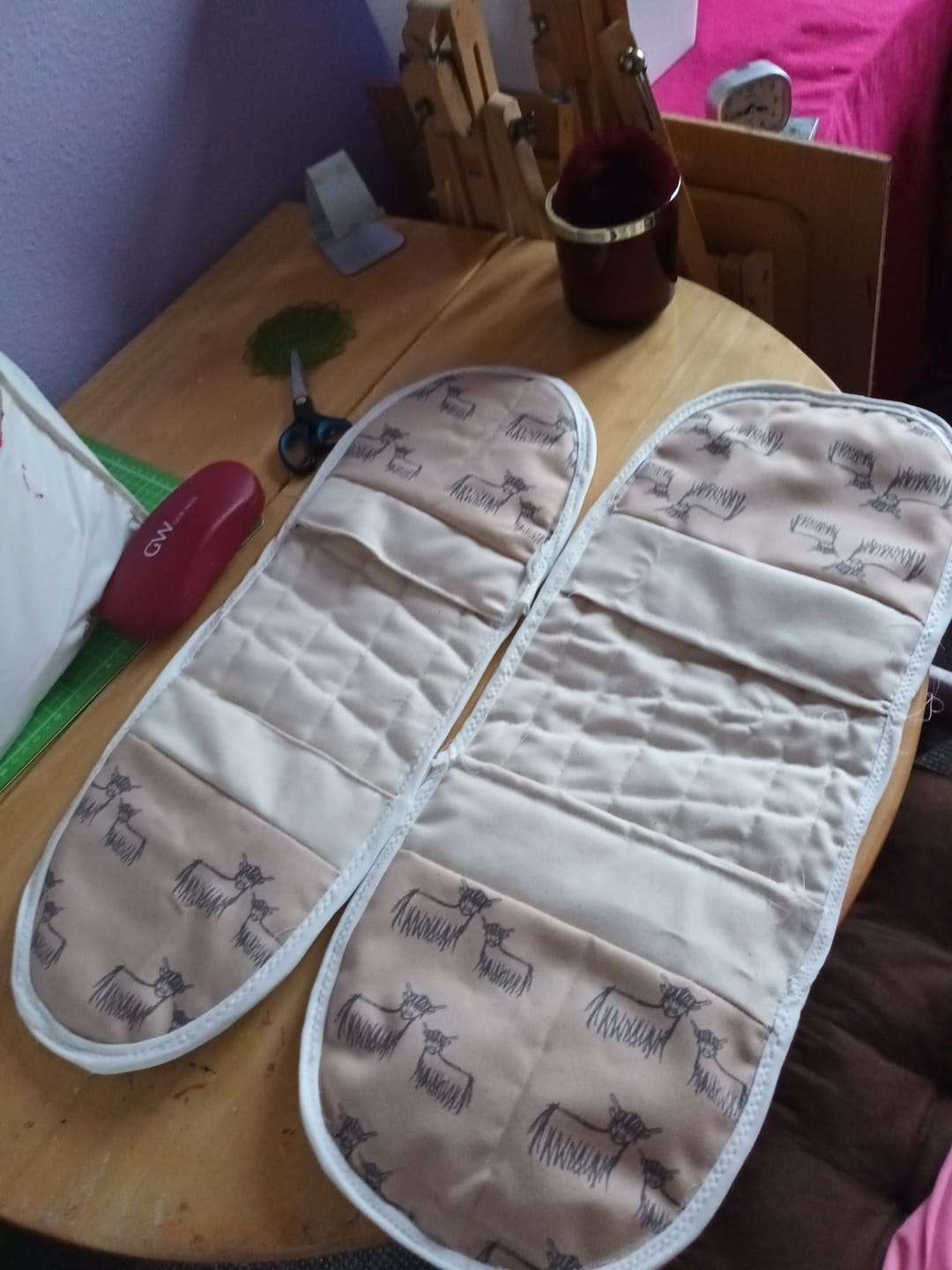 Customer photo review of 2oz Fire Retardant Wadding - 90cm wide