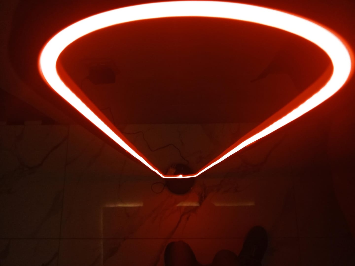 Customer photo review of RGB HOLLOW FLOOR LAMP