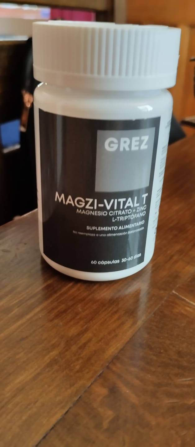 Customer photo review of MAGZI-VITAL T - Magnesio bisglicinato + Zinc + Aminoácido para el Sueño - 60 cápsulas