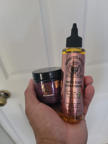 Customer photo review of Hair Oil & Wave Conditioner Kit