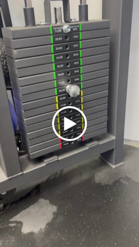 Customer video review of 🎁45LB Rubber Hex Dumbbells With 3-Tier Dumbbell Weight Rack