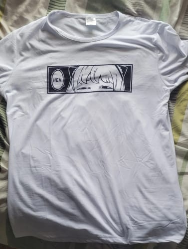 Customer photo review of Anime Spy X Family T-Shirt Harajuku Fashion Women’s Short Sleeve O-Neck