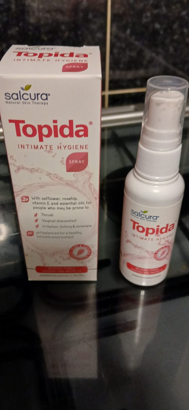 Customer photo review of Topida Intimate Hygiene Spray