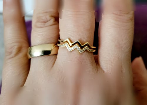 Customer photo review of Bague Ajustable - À ma soeur - Je serai toujours à tes côtés