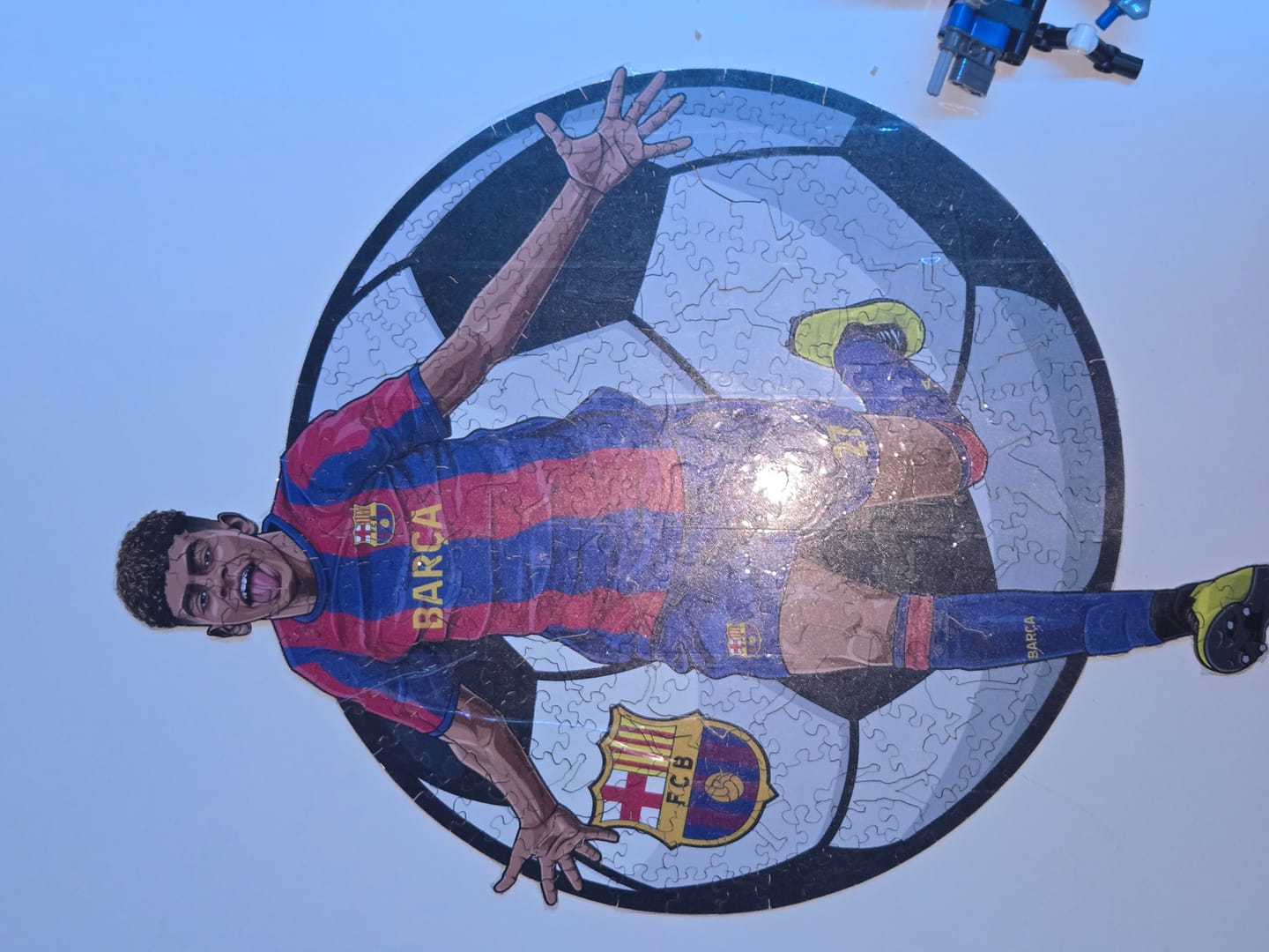 Customer photo review of Lamine Yamal - Wooden Puzzle