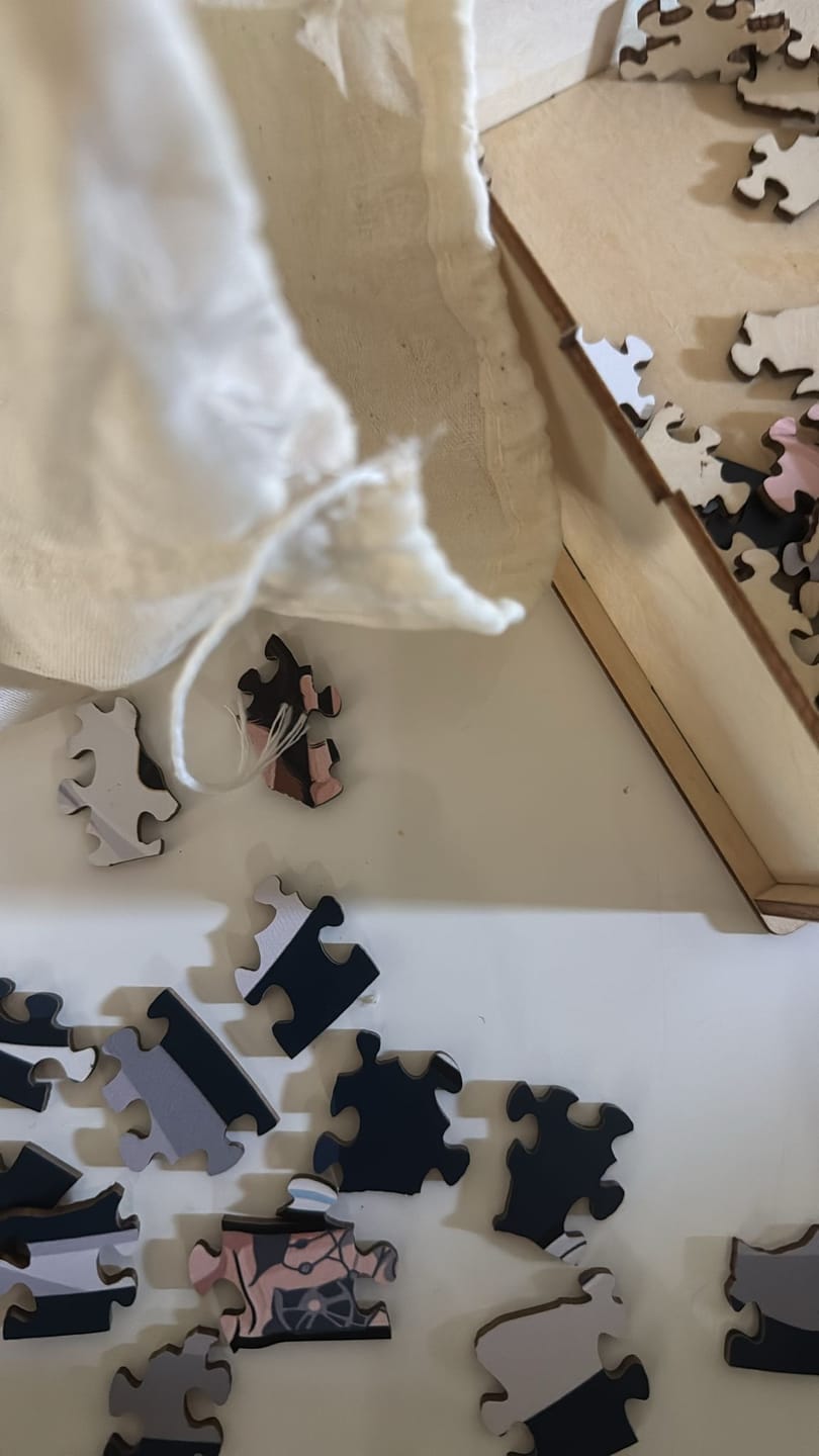 Customer photo review of Lionel Messi - Wooden Puzzle