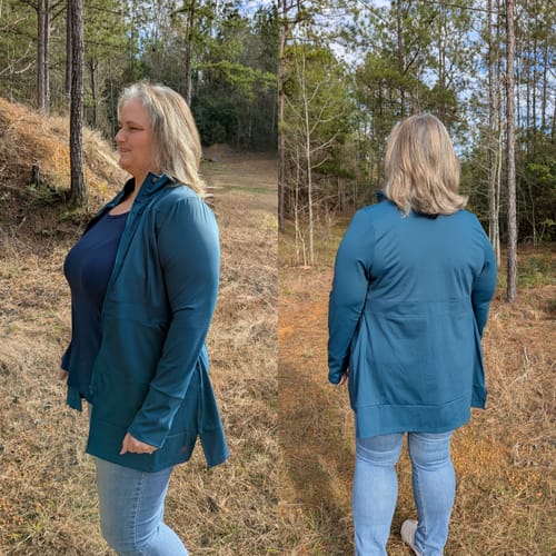 Customer photo review of Windsor Extra Long Jacket