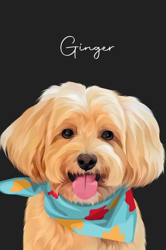 Customer photo review of Pet Art Canvas Wrap