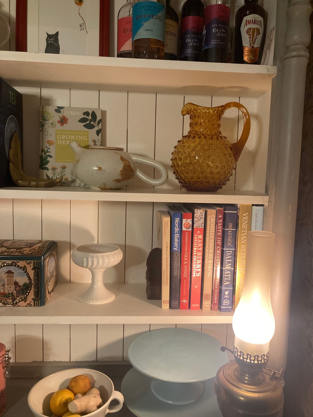 Customer photo review of Amber Hobnail Jug