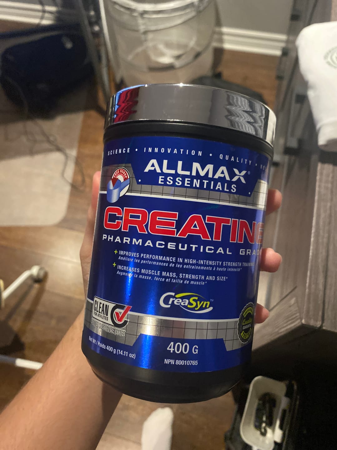 Customer photo review of Allmax - Creatine Monohydrate