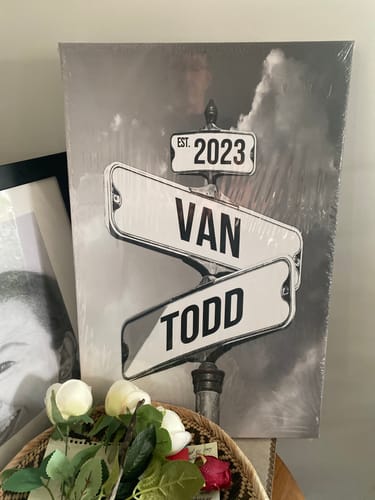 Customer photo review of COUPLES DATE OF LOVE by Cstm Canvas