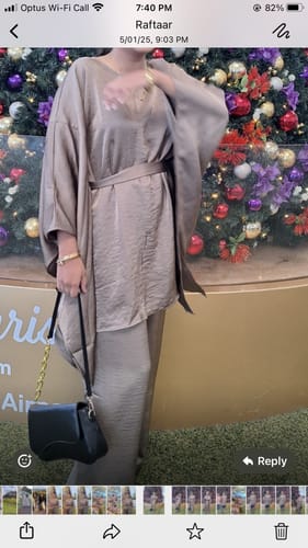 Customer photo review of Amar Luxe Kaften Set