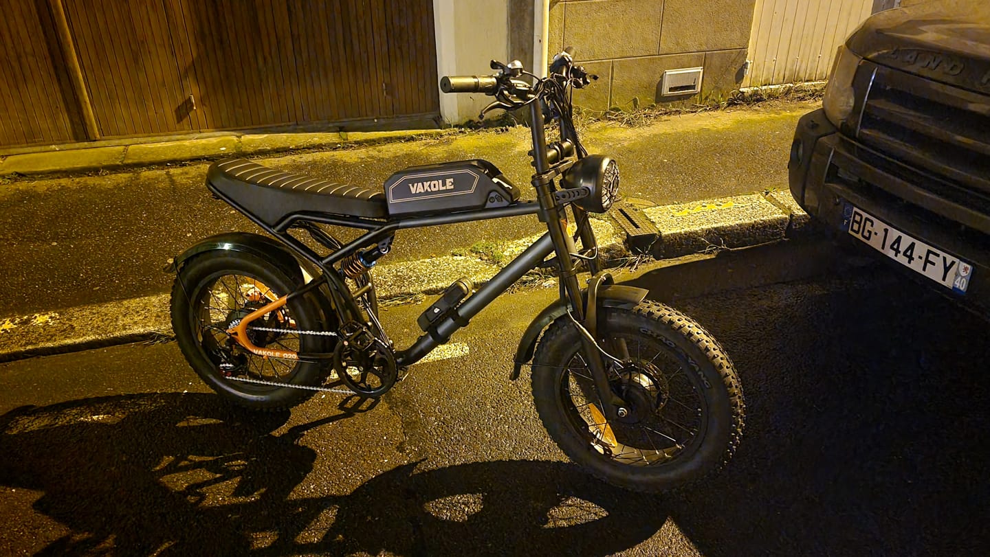 Customer photo review of Vakole Q20 MAX 750W*2 Dual Motor 20" Fat Bike 960Wh Full Suspension E-Mountain Bike 48V 20Ah Battery