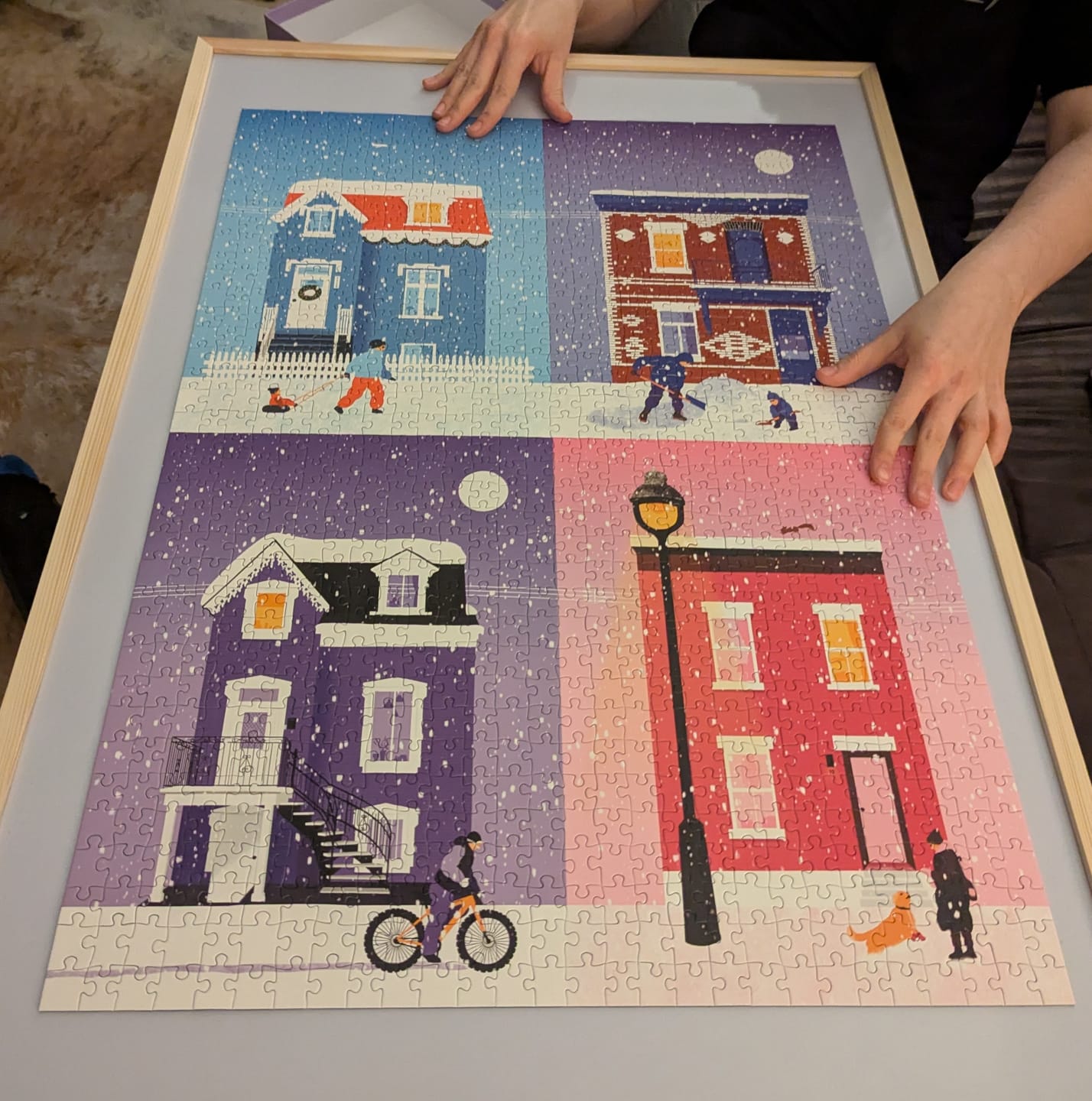 Customer photo review of Snowy in Montreal