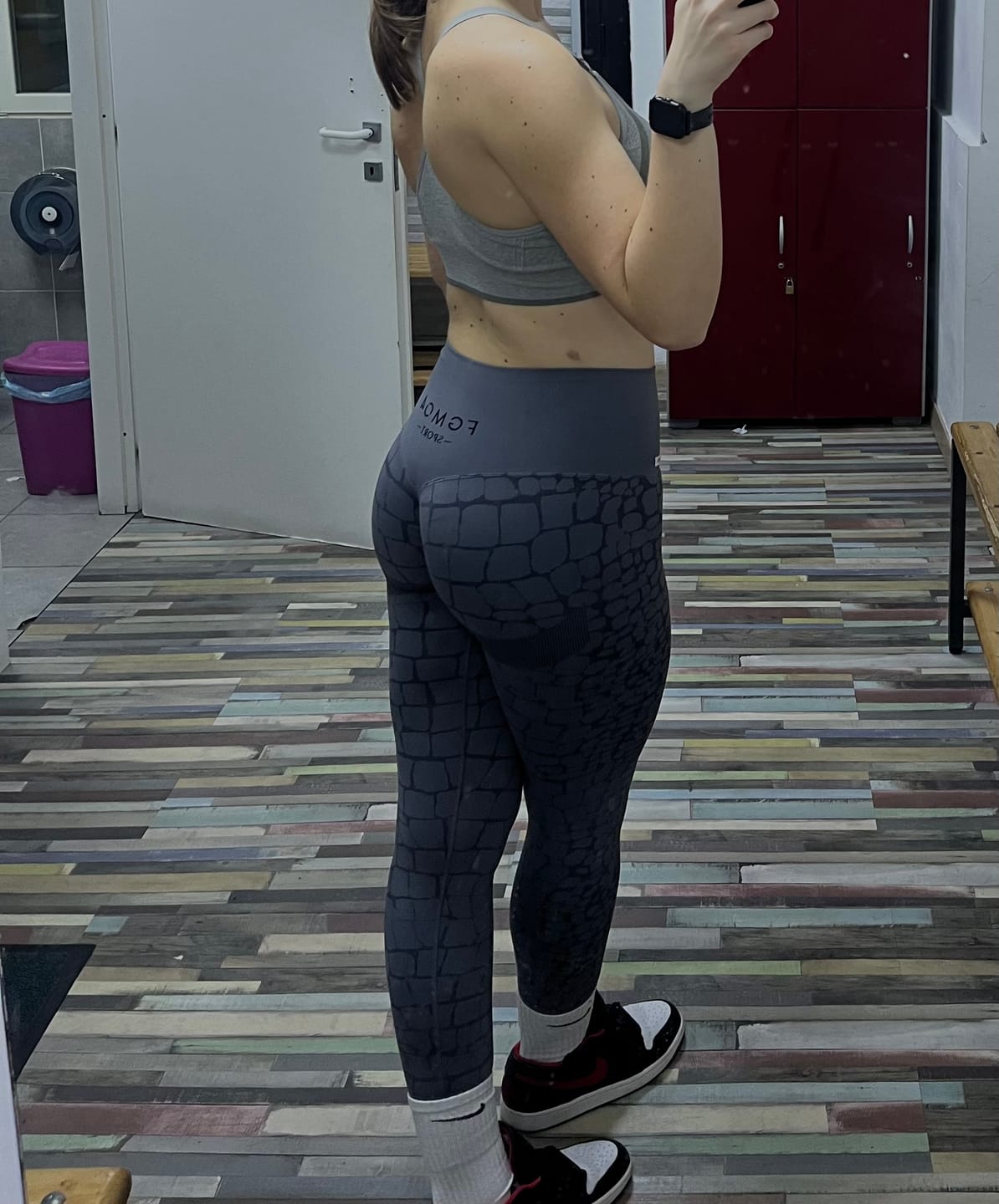 Customer photo review of Leggings All-up Grigio Ira Cocco