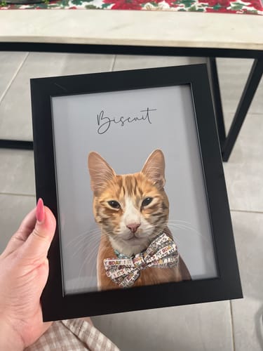 Customer photo review of Detailed Pet Portrait
