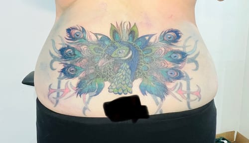 Customer photo review of TattooNumbx Numbing Cream