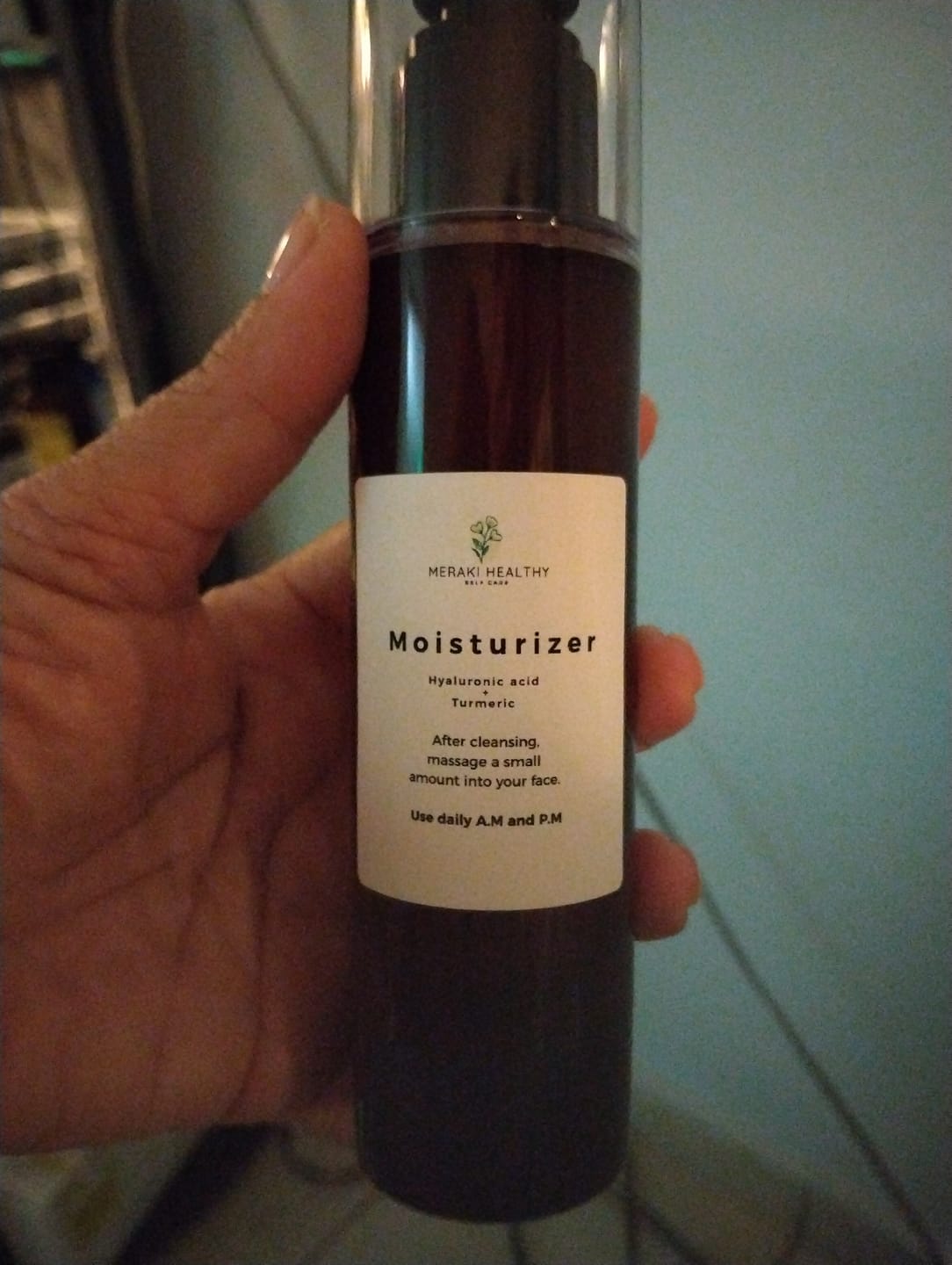 Customer photo review of Moisturizer cream