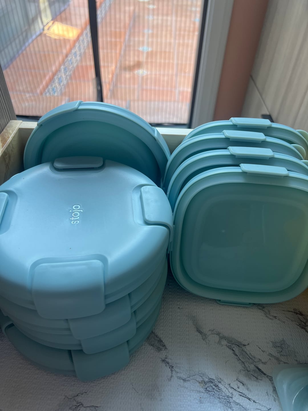 Customer photo review of 10-Pack Food Storage Set