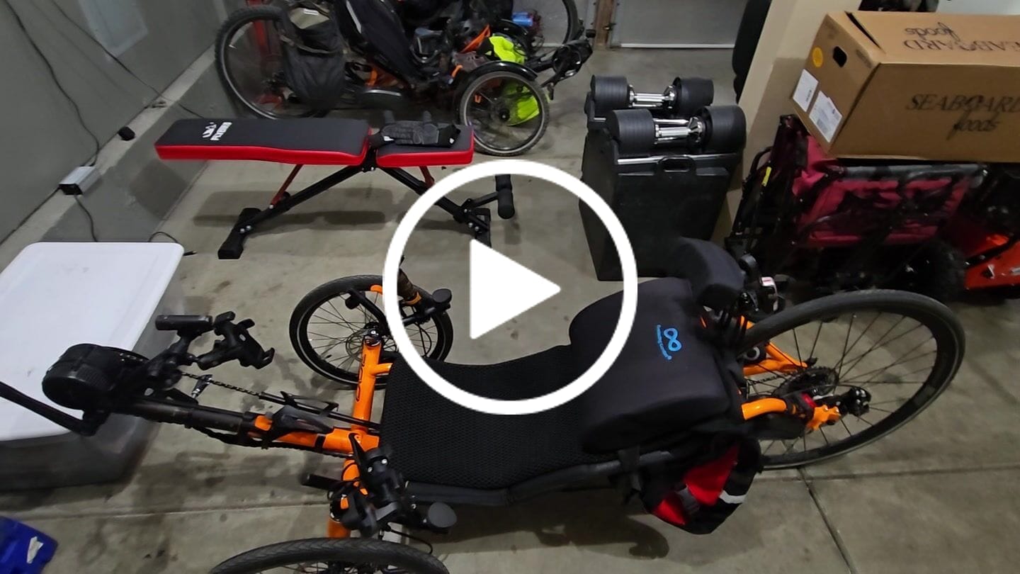 Customer video review of Catrike Neckrest Conversion Kit