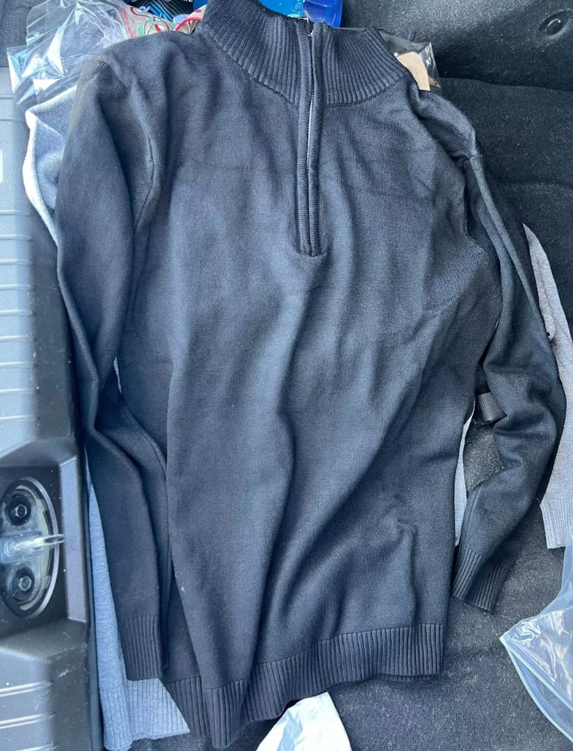 Customer photo review of Merino Herrenpullover mit V-Ausschnitt - Torino