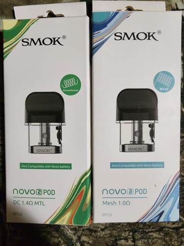 Customer photo review of SMOK Novo 2 Replacement Pods (Pack of 3)
