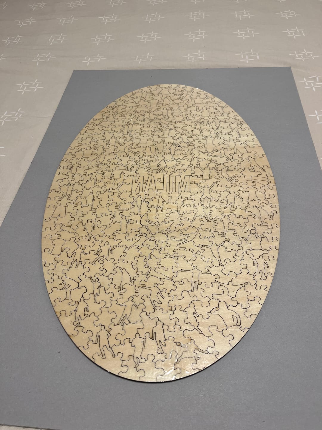 Customer photo review of Logo Milan® - Puzzle di Legno