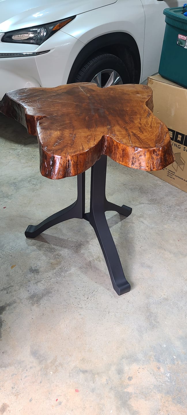Customer photo review of Table Base 213S Wishbone 28H for Round Dining Tabletop