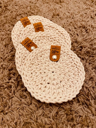 Customer photo review of Kunstleder-Labels mit Chicago Screws - Personalisierte Labels