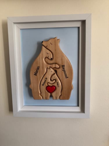 Customer photo review of Personalized Bear Familiy