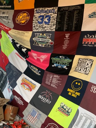 Customer photo review of Classic T-Shirt Blanket