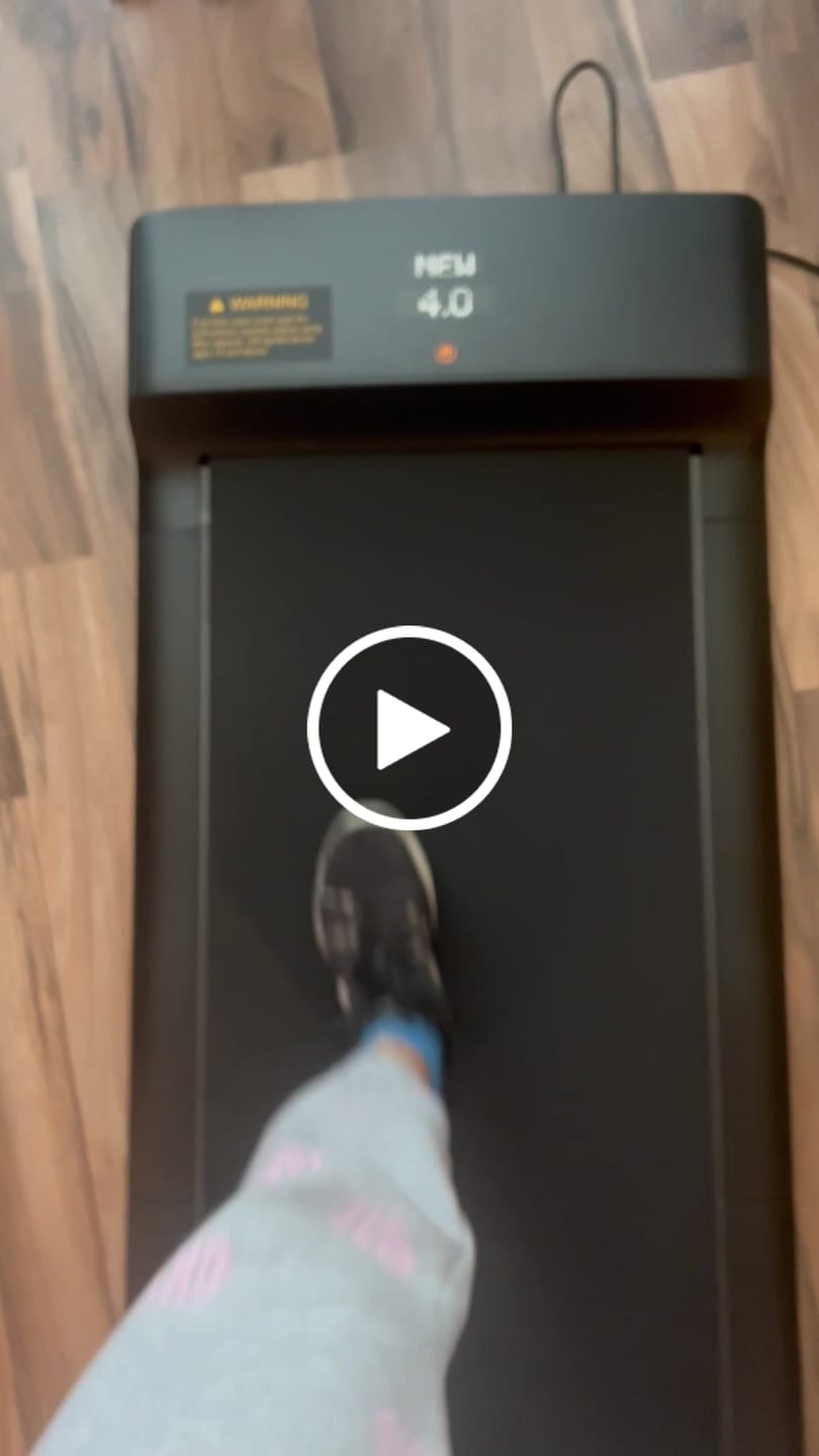 Customer video review of WalkingPad A1 Pro Folding Under Desk Treadmill 3.72MPH 300lbs For UK