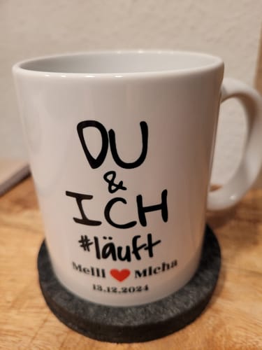Customer photo review of Tasse - DU & ICH - personalisierbar