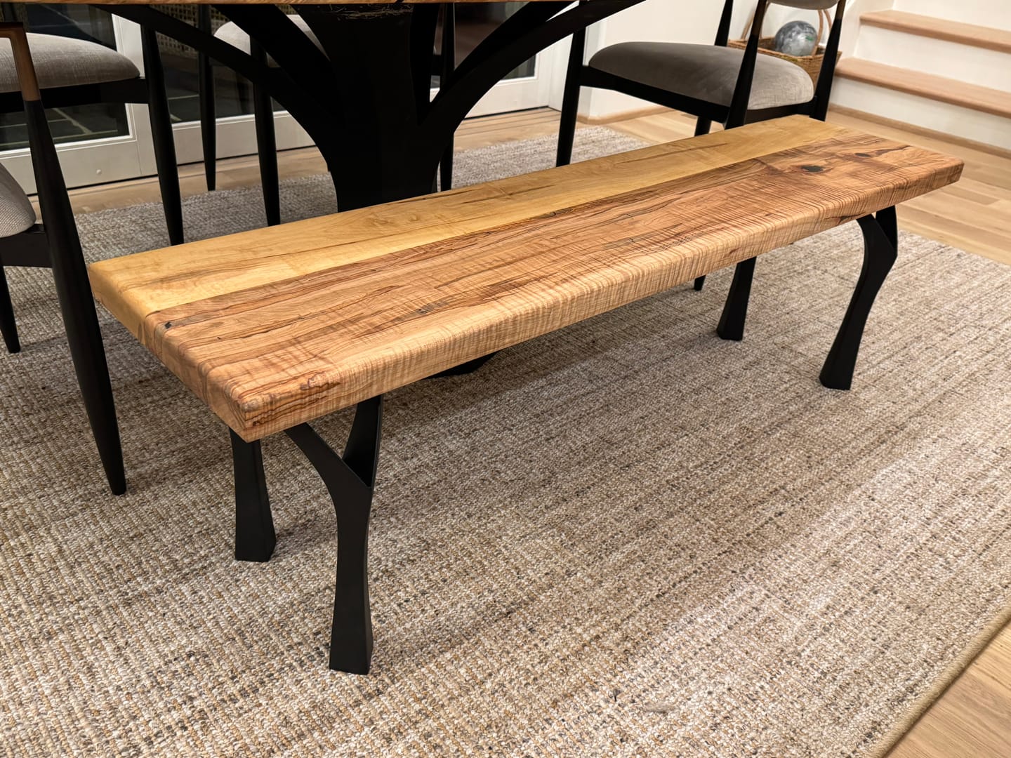 Customer photo review of Bench Legs 118 Faras 16H Modern Steel Furniture