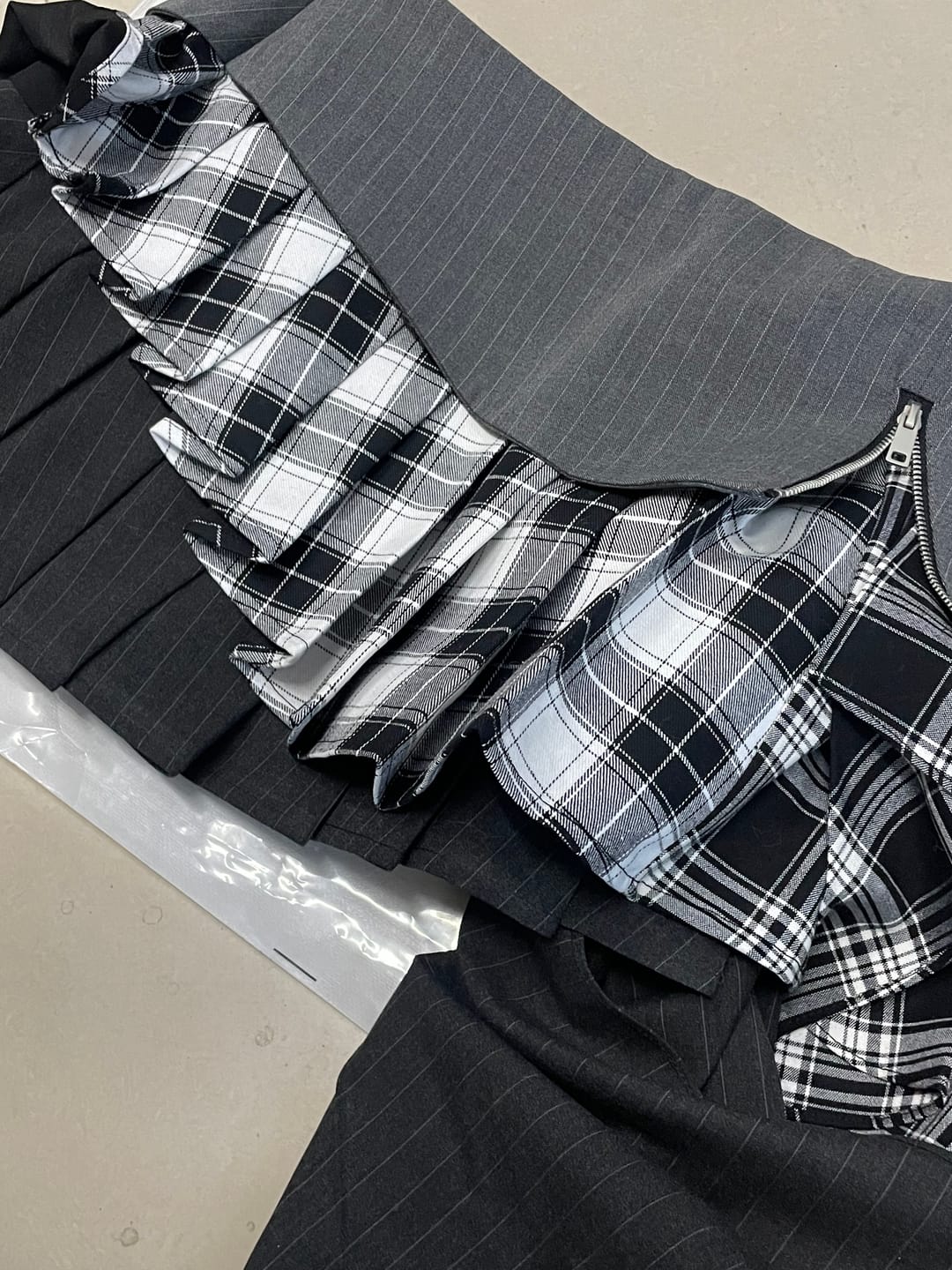 Customer photo review of WARDEN EDGE Asymmetrical Layered Skirt