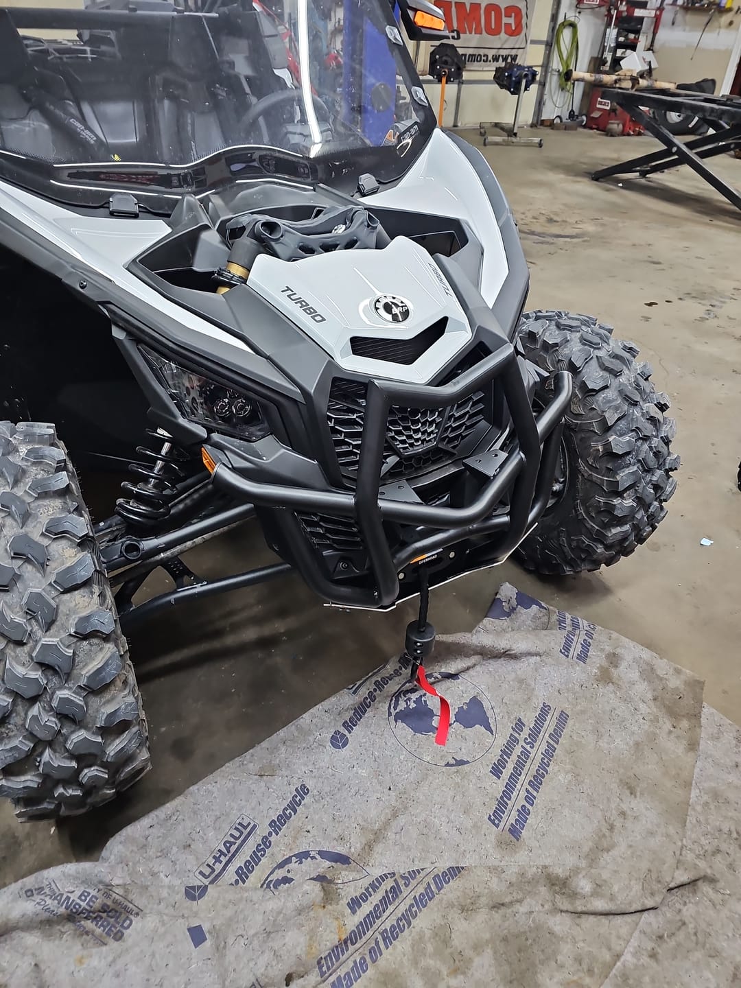 Customer photo review of OPENROAD 4500lbs ATV/UTV Winch with Synthetic Rope and Wireless Remotes