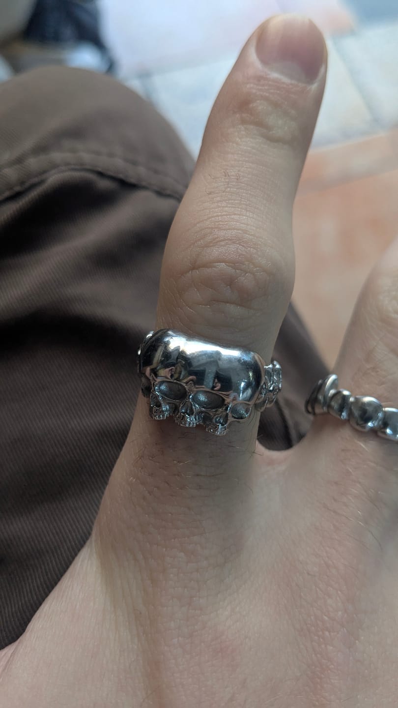 Customer photo review of TRIPLE THREAT RING