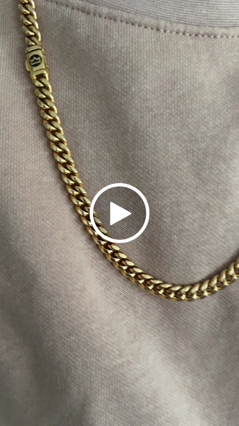 Customer video review of "Unbreakable" Cuban (Gold) 6mm