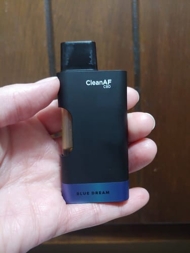 Customer photo review of THC Vape Pen - Blue Dream [Sativa] - 1,000mg CBD, 50mg CBG, 5mg D9