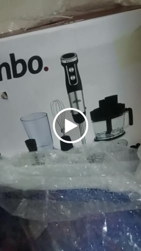 Customer video review of Lot Imported Sinbo 6-in-1 Chopper & Hand Blender Set with Slicer
